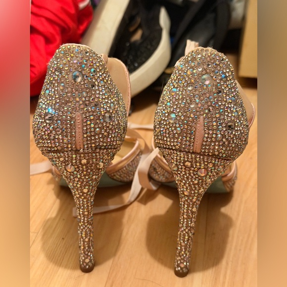 Elegant Rhinestone Heels- Betsey Johnson - Picture 4 of 7